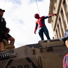 Video y fotos: Así se vive el rodaje de la nueva película de Spider-Man, ¡la gente aplaude!