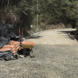 Avanza la recuperación de la vía en La Elvira, zona rural de Cali