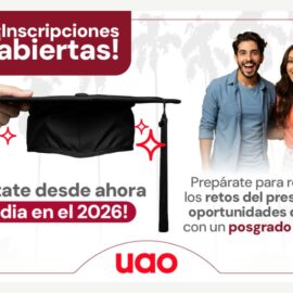 UAO abre inscripciones a posgrados 2026; habrá descuentos especiales