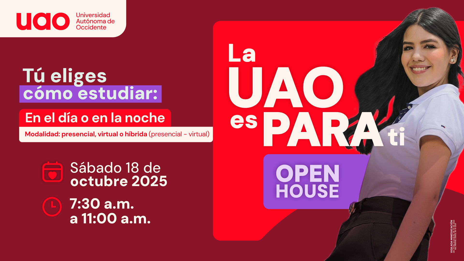 La UAO realiza jornada de orientación vocacional en Cali con nuevas becas y programas