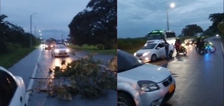 Atención: Se registra un bloqueo en vía que del Cauca que conduce al Valle; esto es lo que se sabe