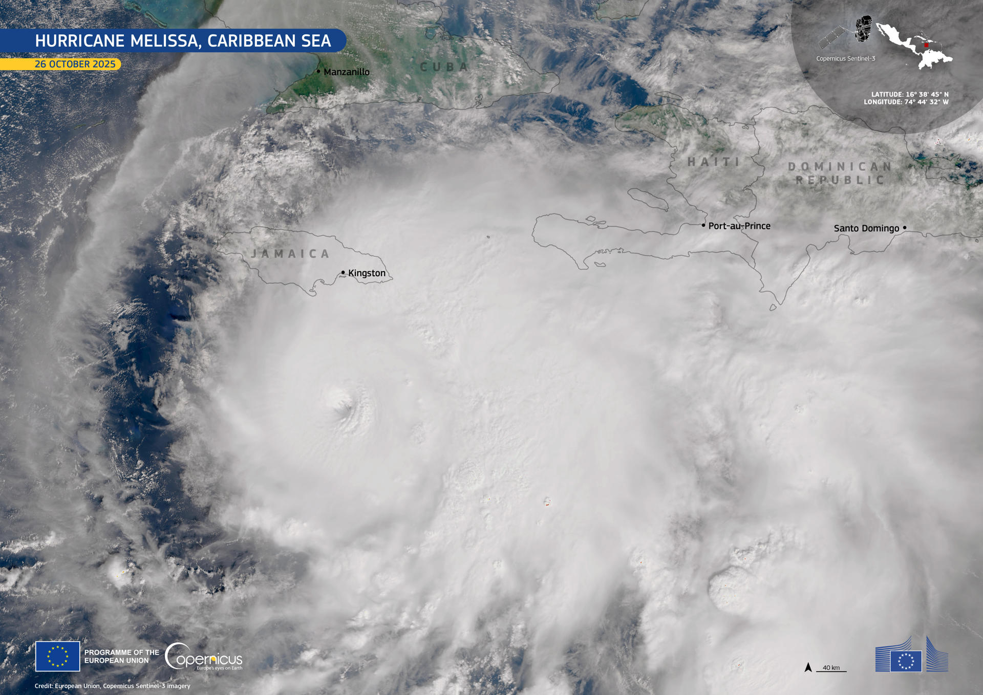 Huracán Melissa golpea el Caribe: Cuba, Haití e islas se encuentran en alerta total