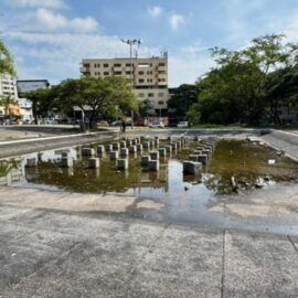 Fuentes y monumentos de Cali, en abandono: caleños piden intervención de la Alcaldía