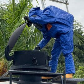 Así fue el simulacro especial de los Bomberos de Cali; diferente a todos los realizados en el país