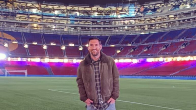 “Ojalá algún día pueda volver” Leo Messi tras su visita en el Spotify Camp Nou