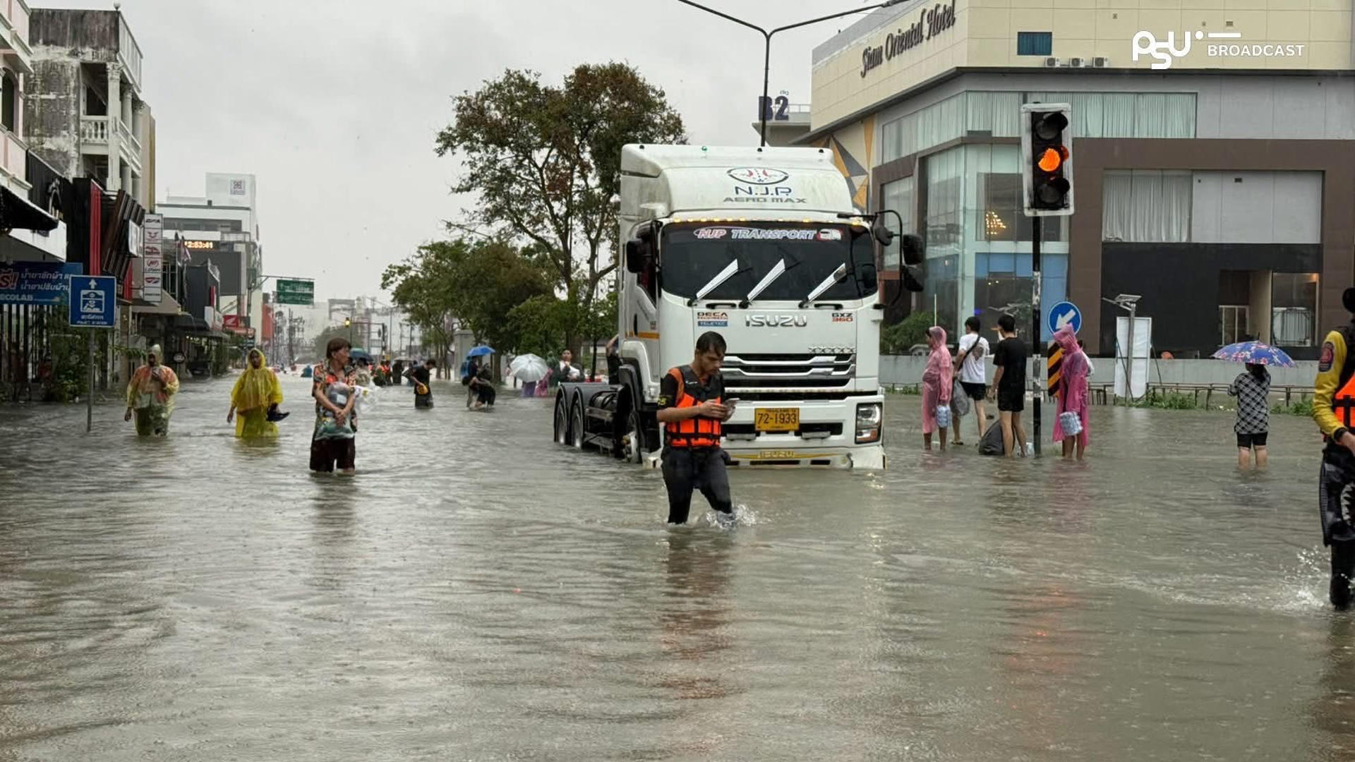 Tailandia declara zona de desastre en Songkhla tras lluvias históricas y graves inundaciones en Hat Yai