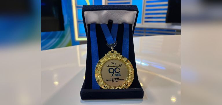 ¡90 Minutos recibe importante reconocimiento del Banco de Alimentos de Cali!