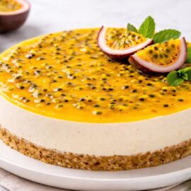 Cheesecake de maracuyá: receta sin horno, perfecta para cualquier ocasión