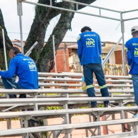 Autopista Sur vuelve a la normalidad tras desmontaje de la gradería de la Feria en Cali