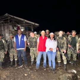 Fueron liberados los 18 militares que se encontraban retenidos en el Chocó 