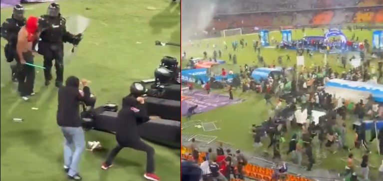 Batalla campal en el Atanasio Girardot: Esto sucedió después del clásico de Copa