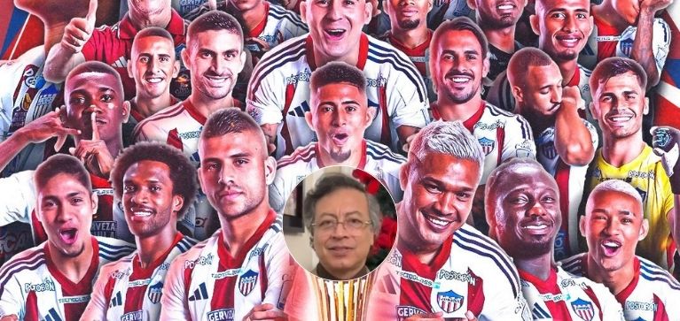 Las particulares palabras del presidente Petro al Junior de Barranquilla tras ser campeón