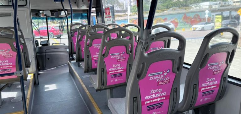 Zona MÍO Mujer, apuesta para prevenir la violencia de género en los buses del sistema