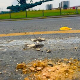 Retiran taches en el norte de Cali tras quejas por monumentales trancones