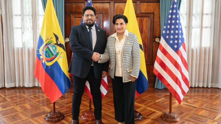 Ecuador forja alianza con EE.UU. para contrarrestar al narcotráfico en sus fronteras