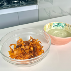 Receta de chips de zanahoria al horno con dip de queso crema: snack saludable y fácil