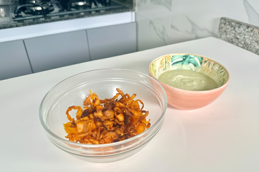 Receta de chips de zanahoria al horno con dip de queso crema: snack saludable y fácil