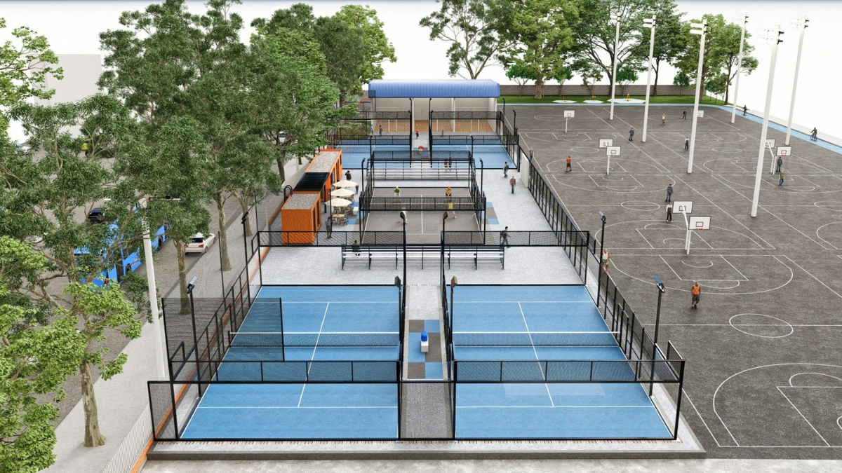 Inició la construcción del primer complejo público de pádel en Cali: así será el escenario