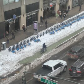 nieve Nueva York