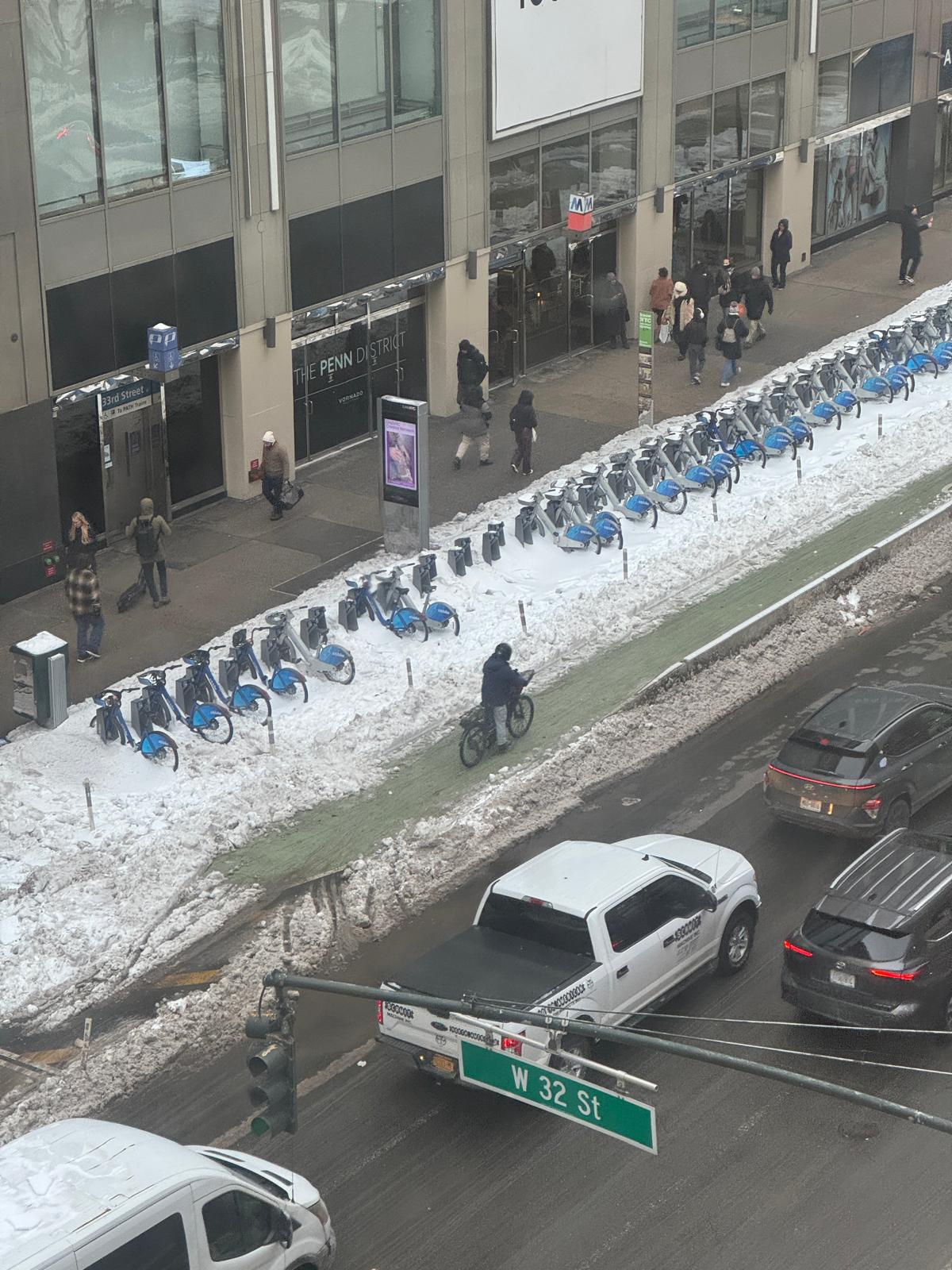 nieve Nueva York