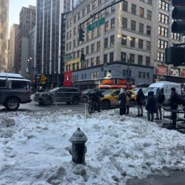 nieve Nueva York