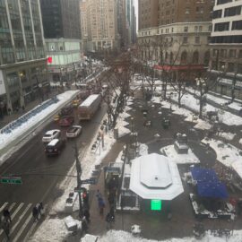 nieve Nueva York