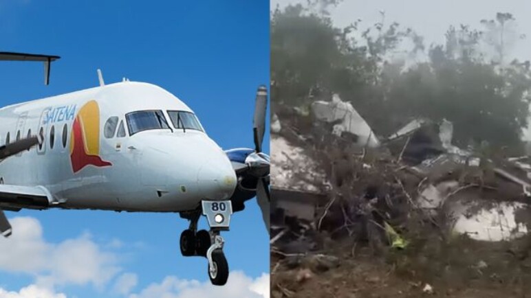 Aerolínea confirma lista de pasajeros de avión accidentado: No hay sobrevivientes