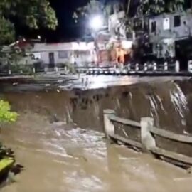 Creciente del río Quilichao pone en alerta a Santander
