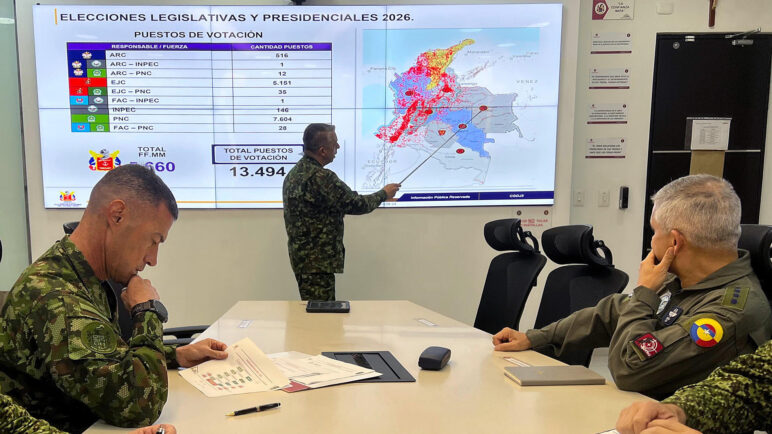 Gobierno despliega 126.000 militares para garantizar seguridad de elecciones legislativas