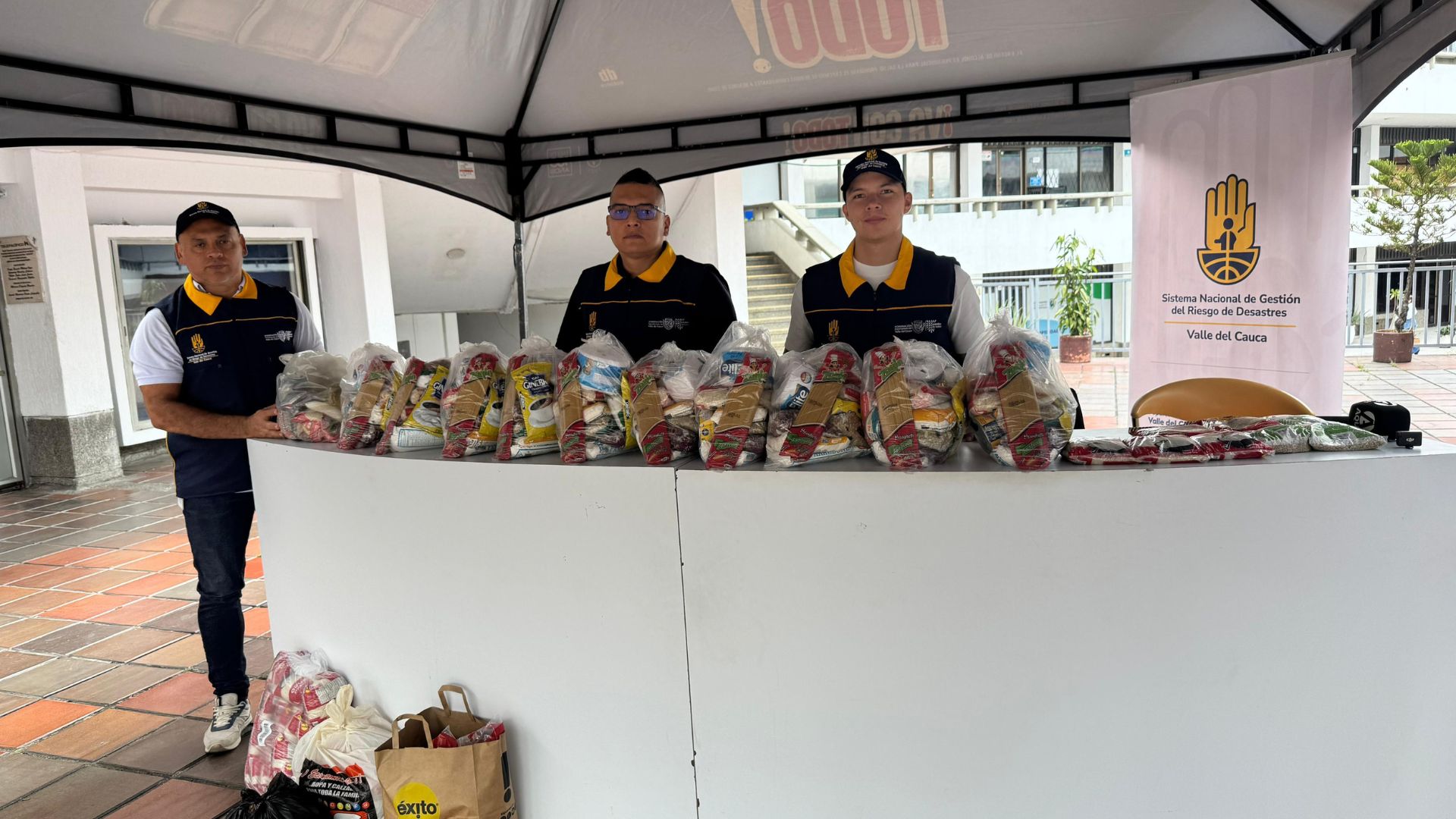 recolección de alimentos para Buenaventura y Córdoba
