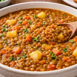Un clásico del hogar: receta para preparar (fácilmente) las lentejas colombianas