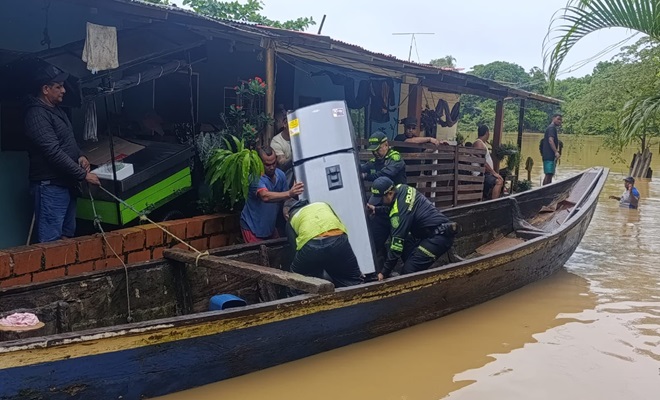 Inundaciones en Sucre  |  Crédito Foto: Departamento de Policía de Sucre 