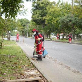 Recolección de basuras en Cali