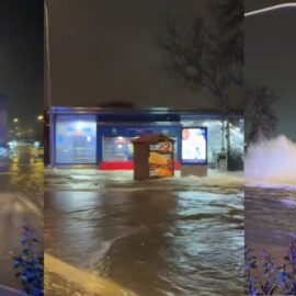 Alerta en Madrid: rotura en tubería colapsa vías hacia el aeropuerto