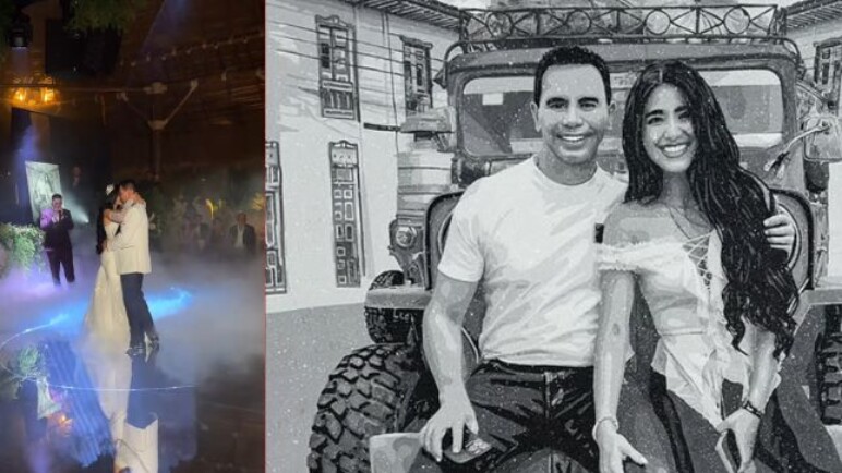 Video: Así fue la boda de Jhonny Rivera y Jenny López, pareja de cantantes