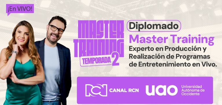 Esto es lo que se necesita para producir programas en vivo: ¡Vuelve el Master Training a la UAO!