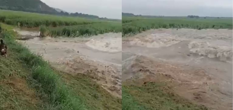 ¡Atención! Creciente del río Cauca provocó el rompimiento de jarillón entre Rozo y El Cerrito
