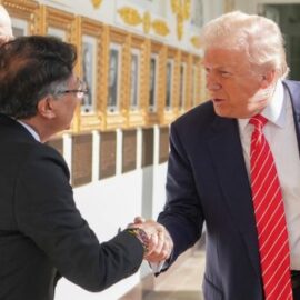 Imágenes: Petro y Trump ya están reunidos en la Casa Blanca