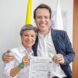 Claudia López anuncia a Leonardo Huerta como su fórmula vicepresidencial 