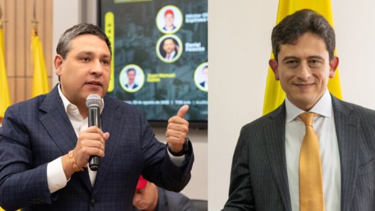 Mauricio Lizcano anuncia a Luis Carlos Reyes como su fórmula vicepresidencial