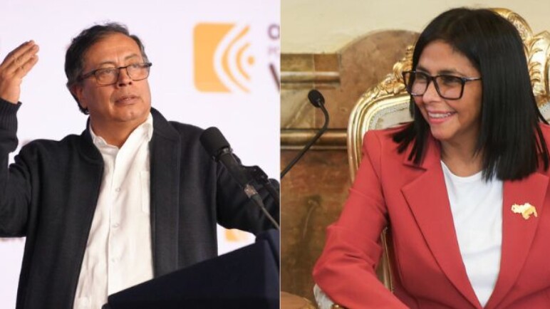 Confirman fecha para la reunión entre Gustavo Petro y Delcy Rodríguez; será en la frontera