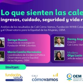 Conversatorio "Lo que sienten las caleñas" en el marco del #8M; así podrá verlo