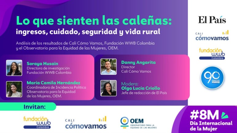 Conversatorio "Lo que sienten las caleñas" en el marco del #8M; así podrá verlo