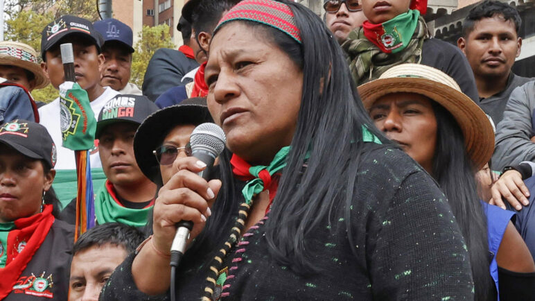 ¿Quién es Aida Quilcué, fórmula vicepresidencial de Iván Cepeda?
