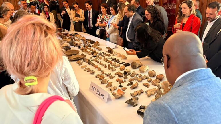 Colombia recupera 174 piezas precolombinas que estaban en Chile