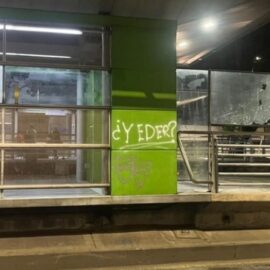 Vandalizan estaciones del MÍO en Cali durante marcha: más de 40.000 usuarios afectados