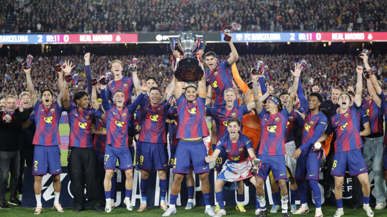 ¡Campeón! Así se coronó el FC Barcelona como ganador de La Liga en España ante el Real