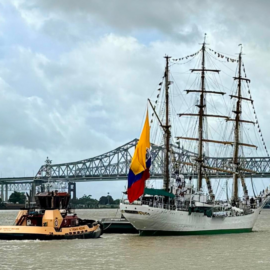 El ARC Gloria llegó a Nueva Orleans para conmemorar los 250 años de Estados Unidos