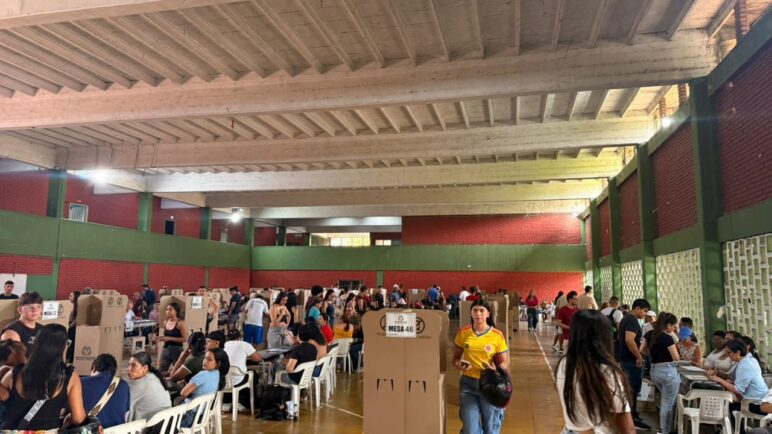 Colombianos en Venezuela también participaron en las elecciones presidenciales 2026