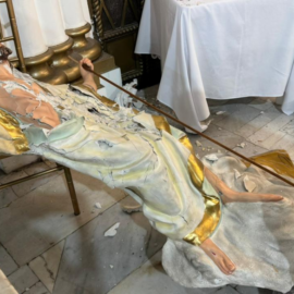 Imágenes: Así quedaron los bienes de la iglesia La Ermita tras el ataque registrado en Cali